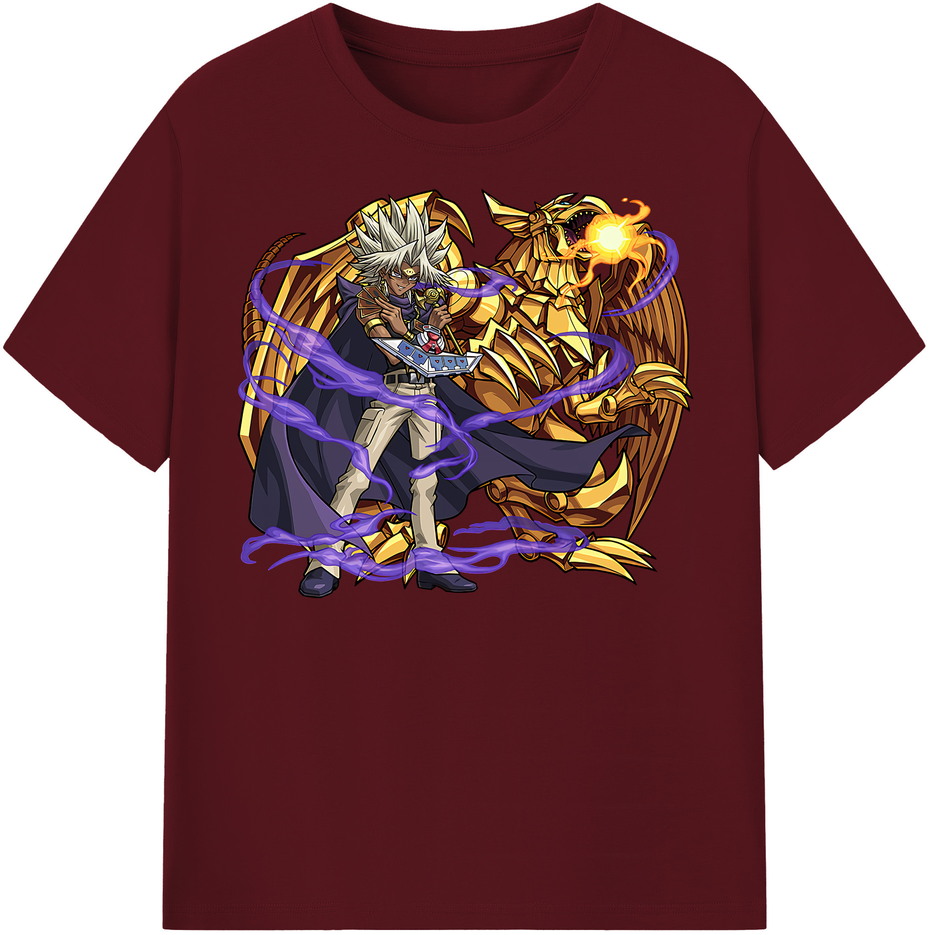 （画像用） 遊☆戯☆王 Yu-Gi-Oh! 綿100％半袖Tシャツ（フロントプリント）